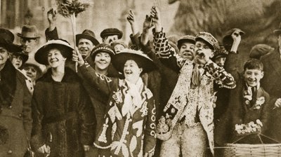 Costermongers on holiday by English Photographer